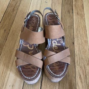Sam Edelman platform sandals Sz 8.5